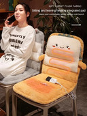 Šildomos sėdynės pagalvėlės žieminės sėdynės pagalvėlės atlošas Integruota biuro kėdės pagalvė elektrinė sėdmenys Studentų bendrabučio juosmuo