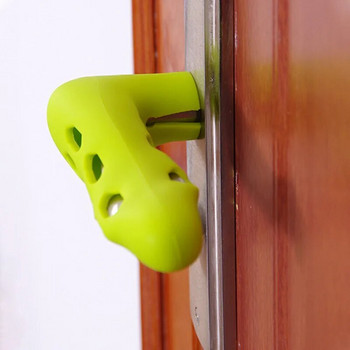 Κάλυμμα πόμολο πόρτας λαβής πόρτας δωματίου σιλικόνης Παιδική προστασία από σύγκρουση πόρτας λαβή έλξης γάντια προστατευτικό αξεσουάρ σπιτιού