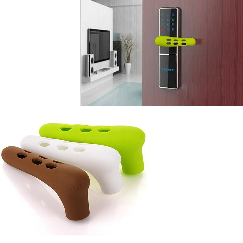 Silikono kambario durų rankenos durų rankenos dangtelis kūdikių vaikų apsauga nuo smūgių durų traukimo rankena Pirštinės Apsauga Namų priedai