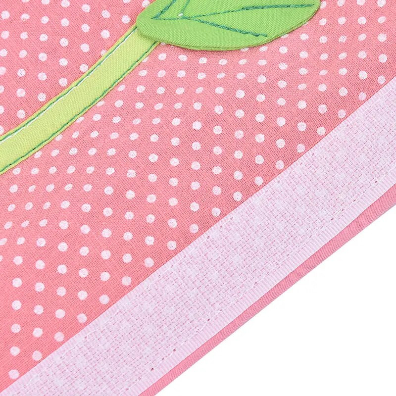 Pastoral Flower Polka Dot Durų / šaldytuvo rankenos dangtis Šaldytuvo durų rankenos pirštinės Namų dekoras Virtuvės priedai Mėlyna