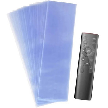 5/10/20PCS Διαφανής Shrink Film Bag Προστατευτική θήκη αντισκόνης Κάλυμμα για τηλεχειριστήριο κλιματιστικού τηλεόρασης Shrink PVC Plastic