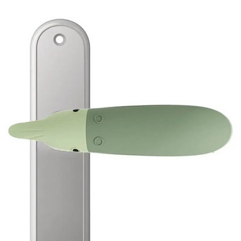Анти-сблъсък Мека силиконова обвивка Капак на дръжката на вратата Без статично електричество Ръкав за дръжка Бебешки предпазен протектор за стена за спалня, хол