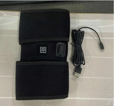 Отопляема топла подложка за коляно Термична терапия Облекчаване на болката при артрит Поддръжка Протектор за скоби Акумулаторен масажор за нагряване на коляното