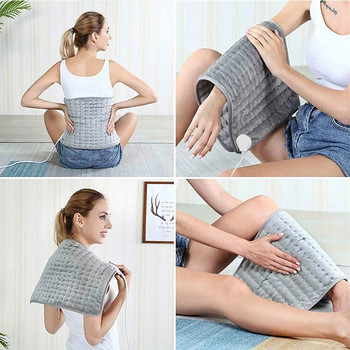 Електрическа нагревателна подложка Физиотерапевтично терапевтично одеяло Термооблекчаване на болки в гърба в раменете Премахване на умората Зимен топъл масаж
