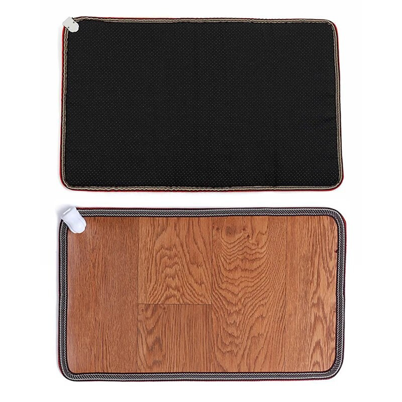 Reguliuojamas odinis šildomas pėdų kilimėlis elektrinis šildymo pagalvėlės pėdų šildomas kilimas termostatas namų biuro šildymo įrankiai