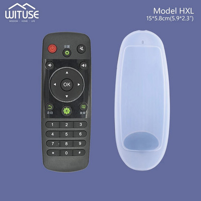 14 méretű szilikon TV távirányító tok borító videó AC klíma Porvédő tárolótáska pormentes vízálló a Haier Gree számára