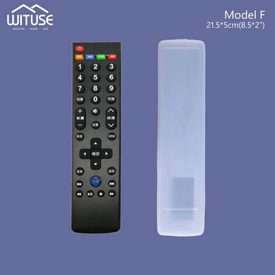 14 méretű szilikon TV távirányító tok borító videó AC klíma Porvédő tárolótáska pormentes vízálló a Haier Gree számára