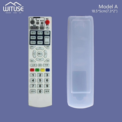14 méretű szilikon TV távirányító tok borító videó AC klíma Porvédő tárolótáska pormentes vízálló a Haier Gree számára