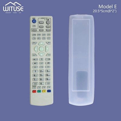 14 méretű szilikon TV távirányító tok borító videó AC klíma Porvédő tárolótáska pormentes vízálló a Haier Gree számára