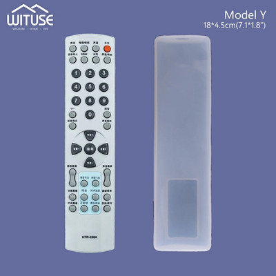 14 méretű szilikon TV távirányító tok borító videó AC klíma Porvédő tárolótáska pormentes vízálló a Haier Gree számára