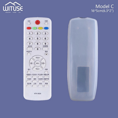 14 méretű szilikon TV távirányító tok borító videó AC klíma Porvédő tárolótáska pormentes vízálló a Haier Gree számára