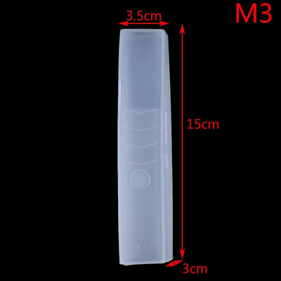 1 kom. Prozirna zaštitna torba za pohranu za zaštitu od prašine, prijenosna silikonska torbica za kontrolu klima uređaja Poklopac za daljinski upravljač