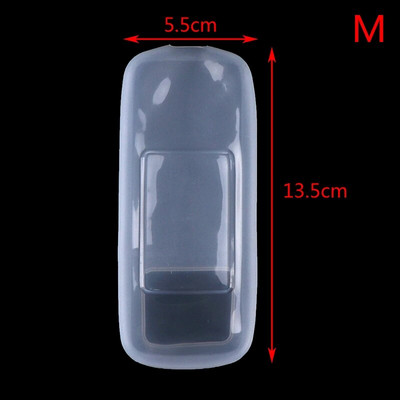 1 kom. Prozirna zaštitna torba za pohranu za zaštitu od prašine, prijenosna silikonska torbica za kontrolu klima uređaja Poklopac za daljinski upravljač