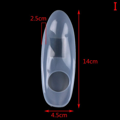 1 kom. Prozirna zaštitna torba za pohranu za zaštitu od prašine, prijenosna silikonska torbica za kontrolu klima uređaja Poklopac za daljinski upravljač