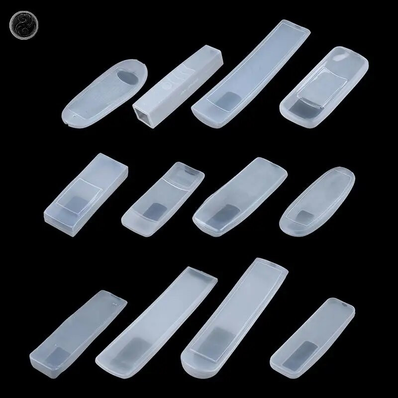 1 kom. Prozirna zaštitna torba za pohranu za zaštitu od prašine, prijenosna silikonska torbica za kontrolu klima uređaja Poklopac za daljinski upravljač