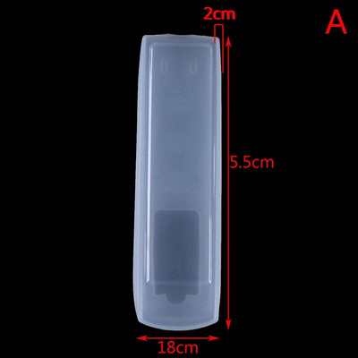 1 pc pārnēsājams silikona gaisa kondicionēšanas vadības futrālis televizora tālvadības pults vāciņš caurspīdīgs putekļu aizsardzības aizsargs glabāšanas somas