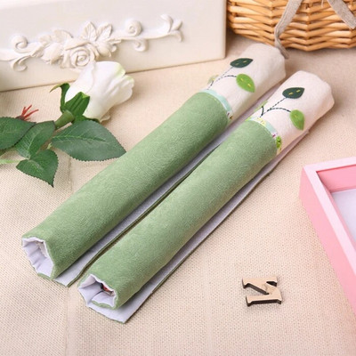 1 poros durų rankenos dangtis Pastoracinės gėlės Medvilninis durų rankenos dangtis Dviejų durų šaldytuvas Antistatiniai dangteliai Šaldytuvo pirštinės