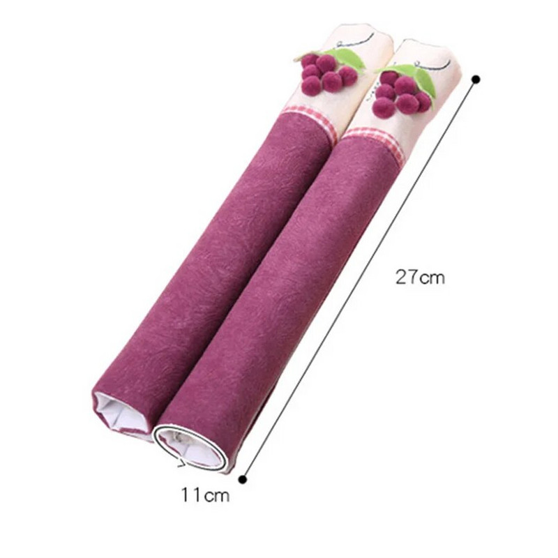 1 poros durų rankenos dangtis Pastoracinės gėlės Medvilninis durų rankenos dangtis Dviejų durų šaldytuvas Antistatiniai dangteliai Šaldytuvo pirštinės