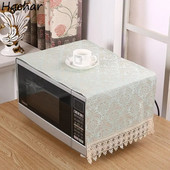 Žakardiniai mikrobangų krosnelės dangčiai Dekoratyviniai dulkėms atsparūs dangčiai Virtuvės aliejui atsparūs daugiafunkciniai šaldytuvo spintelės apsauginiai įdėklai