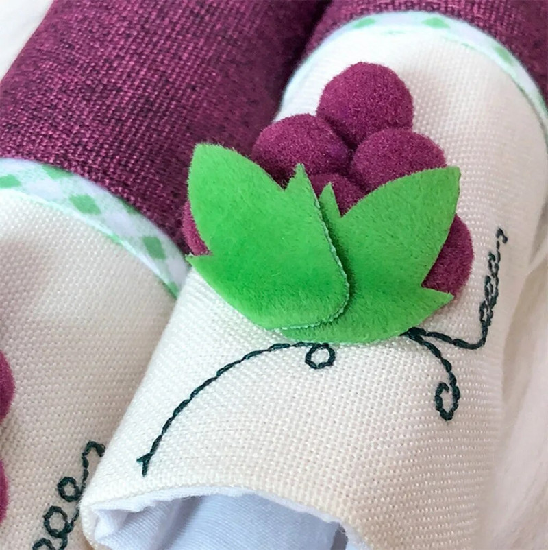 Ένα ζευγάρι κάλυμμα λαβής ψυγείου Κουζίνα χαριτωμένη συσκευή κάλυμμα ψυγείου Λαβή φούρνου Αντιολισθητικό πόμολο πόρτας αξεσουάρ