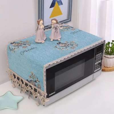 Europa Dekoratyviniai mikrobangų krosnelės užvalkalai Virtuvės dulkėms atsparus apsauginis dangtis Universalus daugiafunkcis naktinio staliuko apsaugas