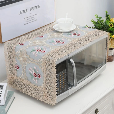 35x100cm Įjunkite kompiuterį nenuėmę išsiuvinėto dangčio Audinio mikrobangų dangtelis nuo dulkių Modernus minimalistinis orkaitės dulkių dangtelis