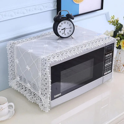 35x100cm Įjunkite kompiuterį nenuėmę išsiuvinėto dangčio Audinio mikrobangų dangtelis nuo dulkių Modernus minimalistinis orkaitės dulkių dangtelis