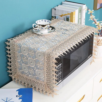 35x100cm Įjunkite kompiuterį nenuėmę išsiuvinėto dangčio Audinio mikrobangų dangtelis nuo dulkių Modernus minimalistinis orkaitės dulkių dangtelis