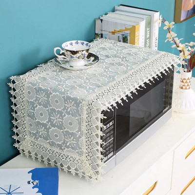 35x100cm Įjunkite kompiuterį nenuėmę išsiuvinėto dangčio Audinio mikrobangų dangtelis nuo dulkių Modernus minimalistinis orkaitės dulkių dangtelis