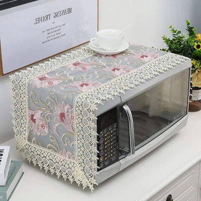 35x100cm Įjunkite kompiuterį nenuėmę išsiuvinėto dangčio Audinio mikrobangų dangtelis nuo dulkių Modernus minimalistinis orkaitės dulkių dangtelis