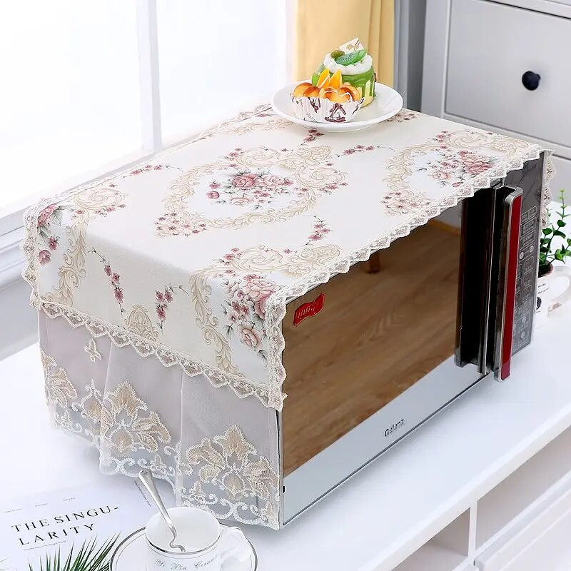 Mikrobangų krosnelės dangčiai Antifouling Aliejui atsparus dulkių dangtelis Virtuvės elektrinis apsauginis dangtelis Modernus namų dekoras Atsparus dulkėms universalus