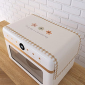 Buitinis mikrobangų dangtis, atsparus vandeniui ir alyvai atsparus mikrobangų krosnelės dulkių audinys, minkštas dangtis, skirtas mažiems ir šviežiems šaldytuvams