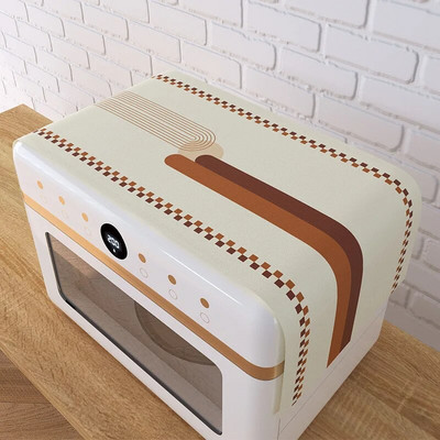 Buitinis mikrobangų dangtis, atsparus vandeniui ir alyvai atsparus mikrobangų krosnelės dulkių audinys, minkštas dangtis, skirtas mažiems ir šviežiems šaldytuvams