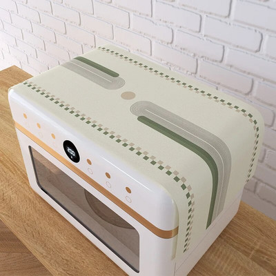 Buitinis mikrobangų dangtis, atsparus vandeniui ir alyvai atsparus mikrobangų krosnelės dulkių audinys, minkštas dangtis, skirtas mažiems ir šviežiems šaldytuvams