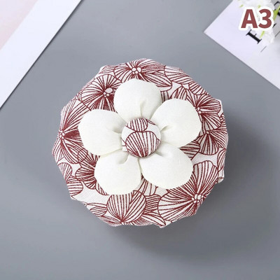 Durų rankenos užvalkalai Gėlėti durų rankenos apsauga Minkšti apvalūs rankenos užvalkalai Plaunama dekoratyvinė durų rankenos pagalvėlė