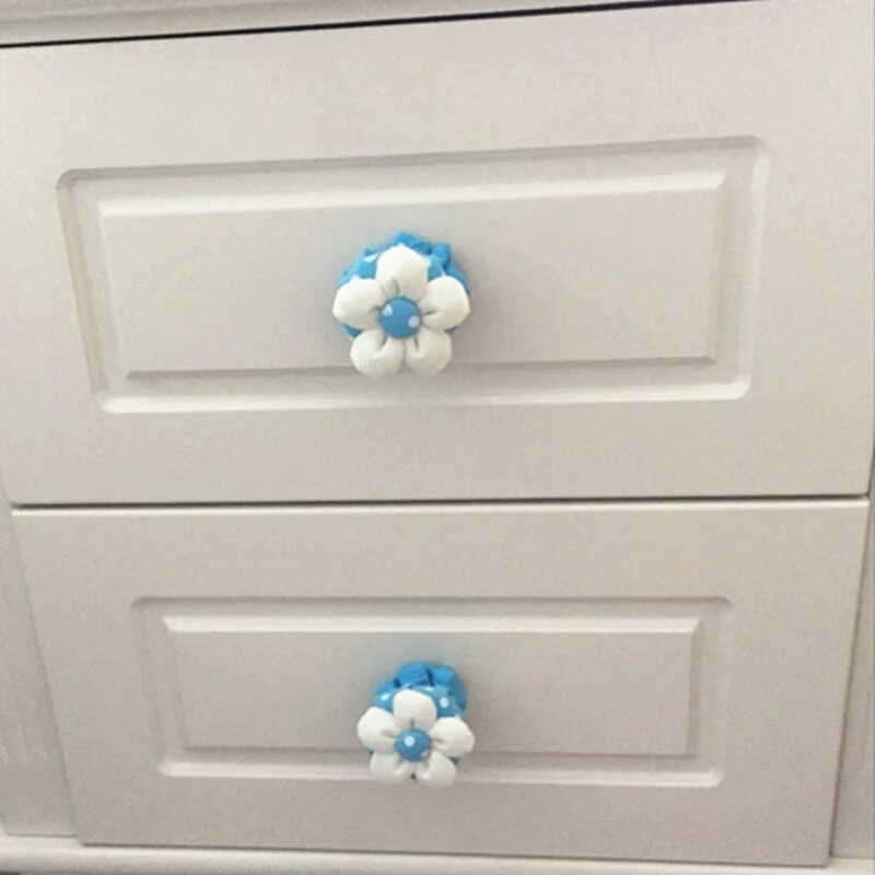 Durų rankenos užvalkalai Gėlėti durų rankenos apsauga Minkšti apvalūs rankenos užvalkalai Plaunama dekoratyvinė durų rankenos pagalvėlė