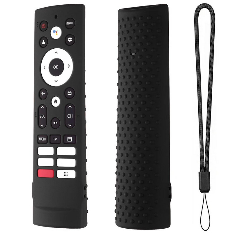 Silikonska futrola Daljinski upravljač Silikonska maska Protuklizna futrola za skidanje Kutija daljinskog upravljača za Hisense Voice Remote ERF3V90H