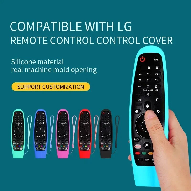 Silikonska maska za LG TV daljinski upravljač, zaštitna maska za Smart TV Magic AN-MR19BA/MR18BA, AN-MR600/MR650A/MR20GA AKB75855501