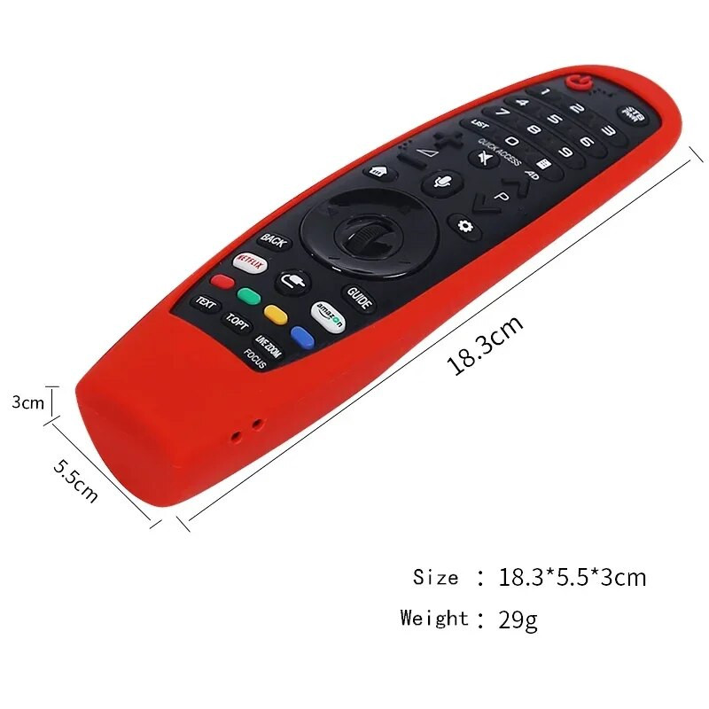 Silikonska maska za LG TV daljinski upravljač, zaštitna maska za Smart TV Magic AN-MR19BA/MR18BA, AN-MR600/MR650A/MR20GA AKB75855501