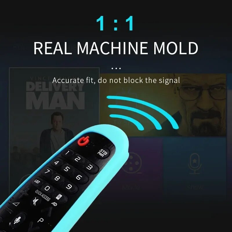 Silikonska maska za LG TV daljinski upravljač, zaštitna maska za Smart TV Magic AN-MR19BA/MR18BA, AN-MR600/MR650A/MR20GA AKB75855501