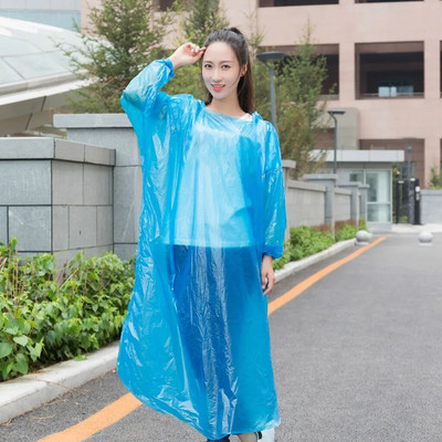 Αδιάβροχο μιας χρήσης Γυναικείο Ανδρικό Αδιάβροχο Αδιάβροχο Τουρισμός Πεζοπορία σε εξωτερικούς χώρους Rain Poncho Raincoat Hooded Rain Coat 5G