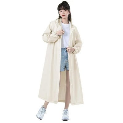 Kapucnis esőkabát női férfi vízhatlan, vastagított vízálló esőkabát turizmus kültéri túra esőkabát 150-188 cm magasságra