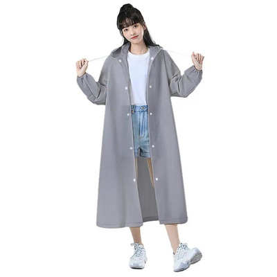 Kapucnis esőkabát női férfi vízhatlan, vastagított vízálló esőkabát turizmus kültéri túra esőkabát 150-188 cm magasságra
