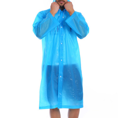 Hasznos hosszú esőkabát, vízálló karcolásgátló sapka kötél kialakítás, hosszú kapucnis esőkabát kültéri túrázáshoz, horgászathoz, hegymászáshoz