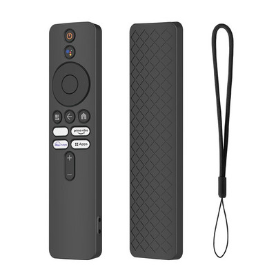Kućište za daljinski upravljač Silikonski štitnik za navlaku za daljinski upravljač s dodatkom protiv klizanja uzice za Xiaomi 4K TV MiBoX 2. generacije