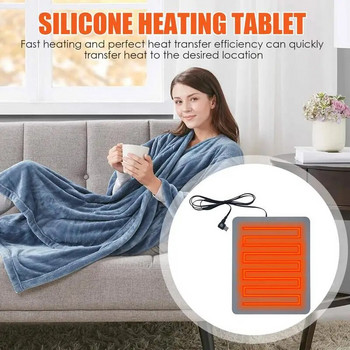 USB нагревателна подложка за домашни любимци, електрическо одеяло, регулируем контрол на температурата, инкубатор, подгряваща подложка, подгряваща подложка, подгряващо легло за хамстер