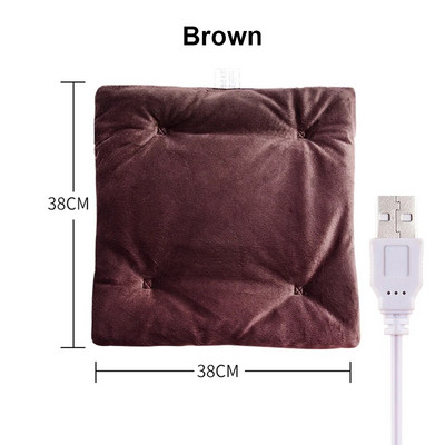 Elektromos fűtőbetét meleg tél USB autós irodai szék Irodai tanterem Elektromos fűtőszék Háztartási fűtött üléspárna