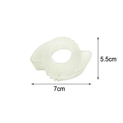 Guminės durelių rankenos rankenėlės dulkių dangtelis Fluorescencinis durų rankenos sienelės apsauginis durelių rankenos buferio apsauginis kamštis Kūdikių saugos reikmenys