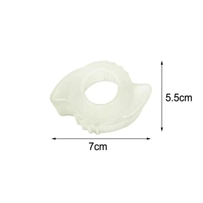 Guminės durelių rankenos rankenėlės dulkių dangtelis Fluorescencinis durų rankenos sienelės apsauginis durelių rankenos buferio apsauginis kamštis Kūdikių saugos reikmenys