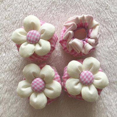 2 vnt. durų rankenos užvalkalai gėlių formos durų rankenos apsauga, minkšta apvali rankenos dangteliai, kempinė Plaunama dekoratyvinė durų rankenos pagalvėlė